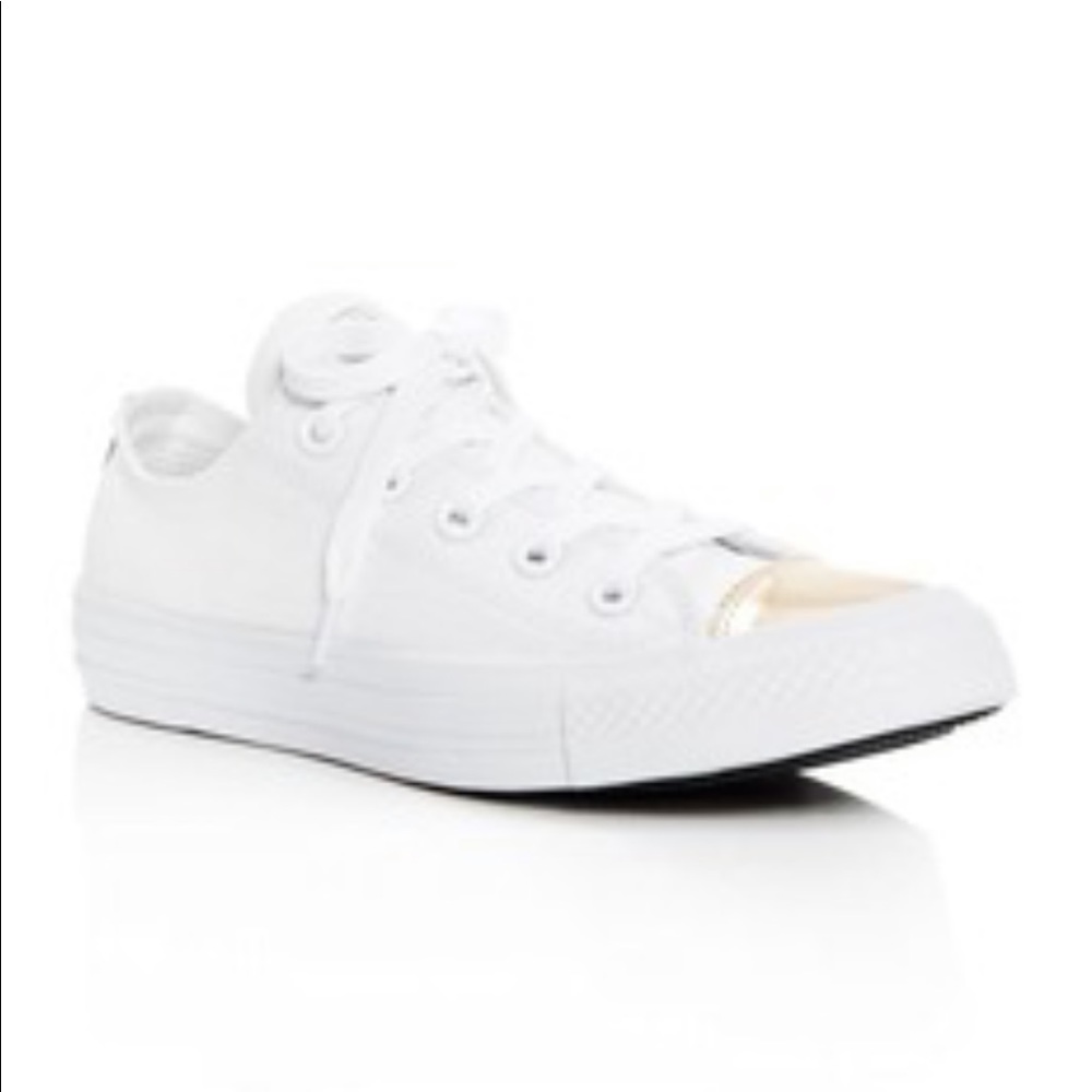 Converse Chuck Taylor All Star White with gold